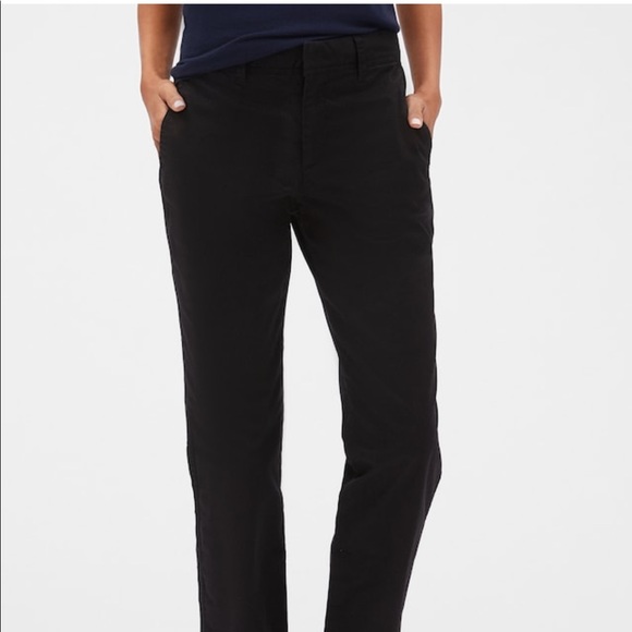 Black True Straight Gap Pants - Picture 1 of 7